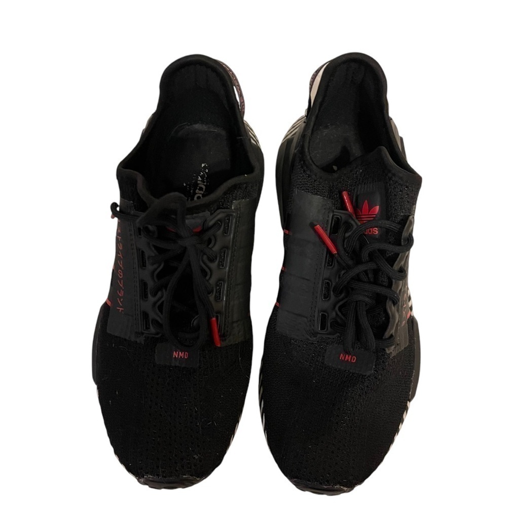 Men’s ADIDAS NMD R1 V2 Dazzle Camo Black Sneakers Shoes - Picture 8 of 8